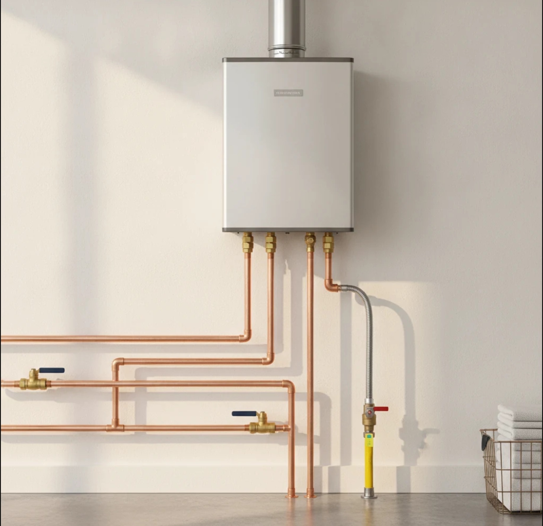 New water heater and tankless water heater installation